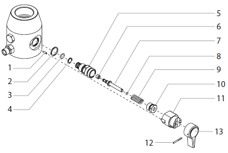 Advantage GPX 130 Prime Spray Valve Assembly Parts (P/N 0507690)